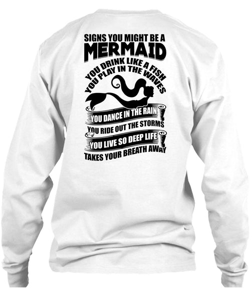 Signs You Might Be A Mermaid T Shirt, I Love Fishing T Shirt