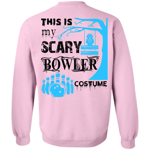 Wait For Halloween T Shirt, This Is My Scary Bowler Costume Sweatshirt