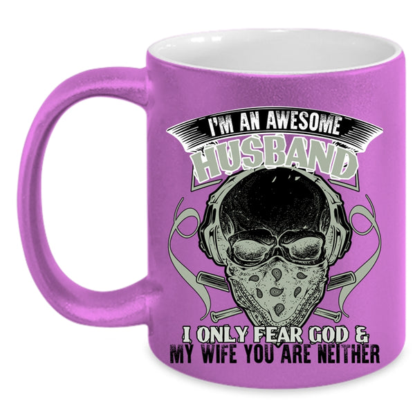 Cool Husband Coffee Mug, I'm An Awesome Husband Accent Mug