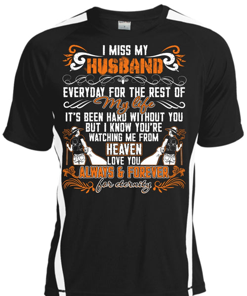 A black t-shirt with the shopify logo