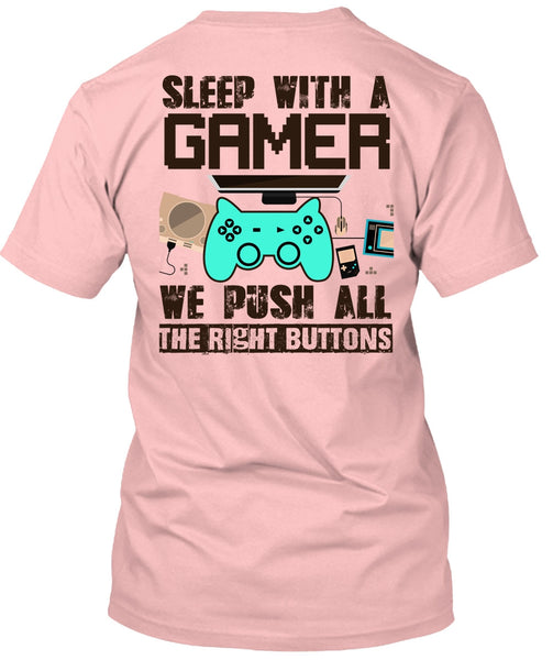 Sleep With A Gamer T Shirt, I Love Gaming T Shirt