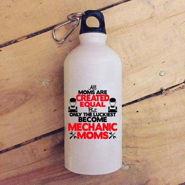Cool Mom 20 oz Stainless Steel Bottle,The Luckiest Become Mechanic Moms Outdoor Sports Water Bottle