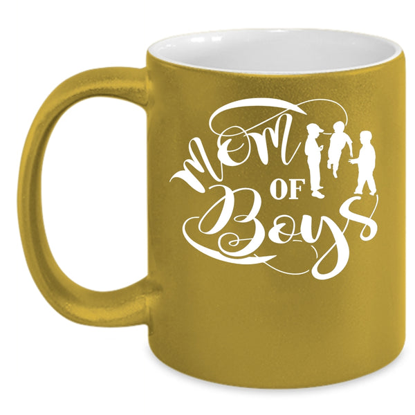 Mom Of Boys Coffee Mug, I Love My Son Coffee Cup