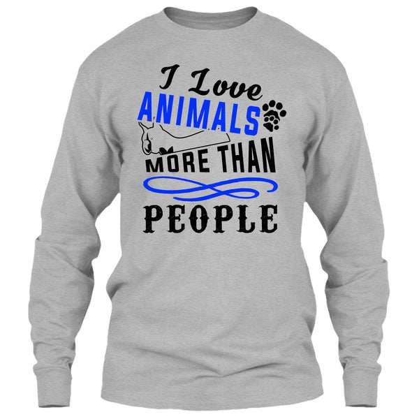 I Love Animals More Than People T Shirt, I Love My Dog T Shirt