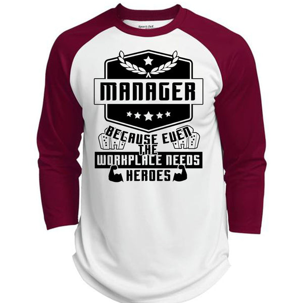 Being A Manager T Shirt, My Job T Shirt, Awesome T-Shirts  (Polyester Game Baseball Jersey)