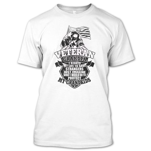 A black t-shirt with the shopify logo