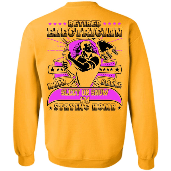 I Love Electrician T Shirt, Retired Electrician Sweatshirt