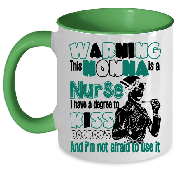 Cute Nurses Coffee Mug, This Nonna Is A Burse Accent Mug