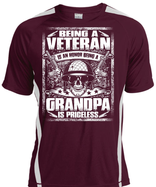 Being A Veteran T Shirt, Grandpa Is Priceless T Shirt, Cool Shirt