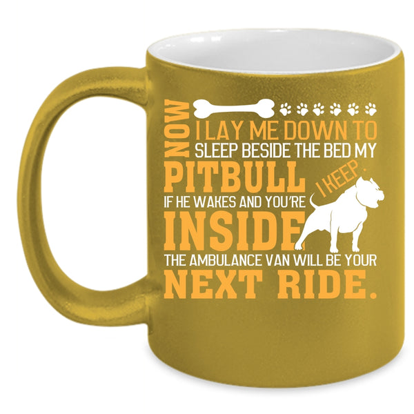 My Pit Bull Coffee Mug, Cute Gift For Dog Lovers Coffee Cup