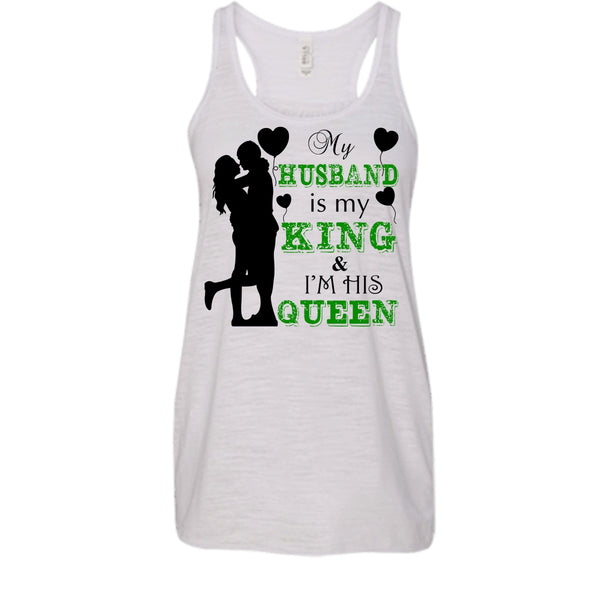 My Husband Is My King T Shirt, Gift For Wife T Shirt, Awesome t-shirts