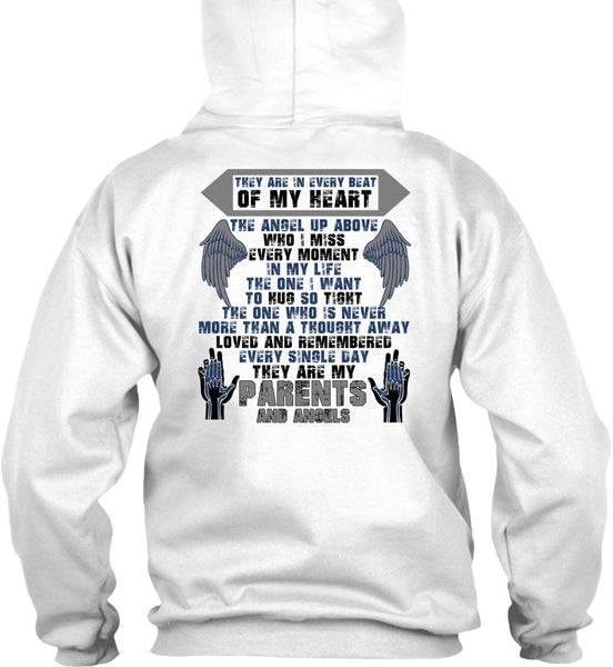 They Are My Parents And Angels T Shirt, I Love Mom T Shirt