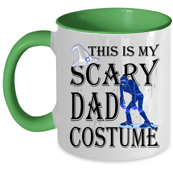 Scary Halloween Coffee Mug, This Is My Scary Dad Costume Accent Mug