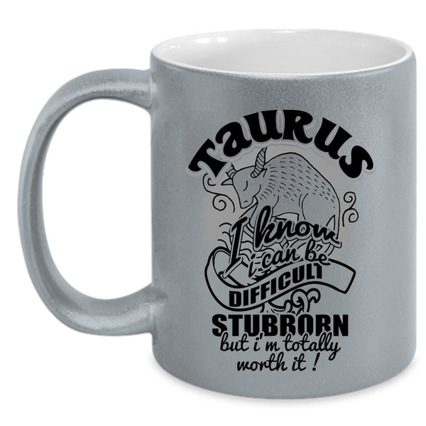 Birthday Gift For My Daughter Coffee Mug, Taurus Accent Mug