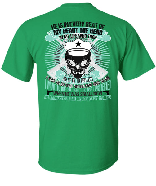 He Is My Son T Shirt, I Love Police T Shirt