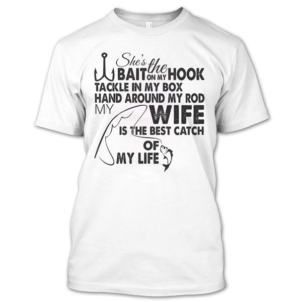 A black t-shirt with the shopify logo