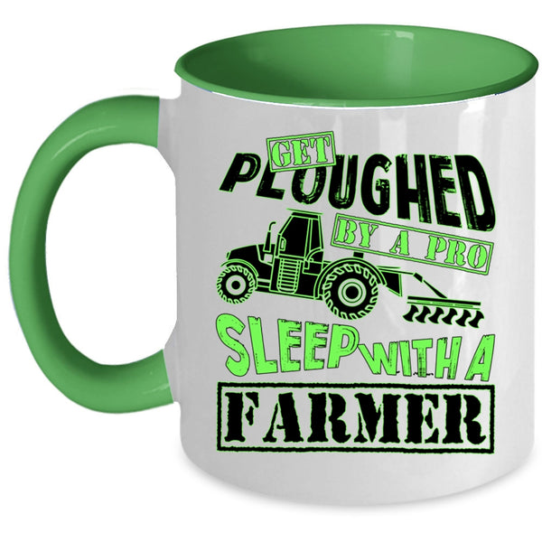 Cute Gift For Farmer Coffee Mug, Sleep With A Farmer Accent Mug
