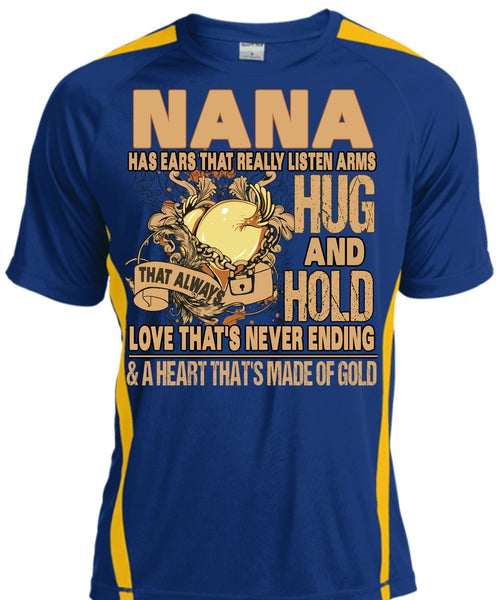 Nana Has Ears T Shirt, Hug And Hold T Shirt, Cool Shirt