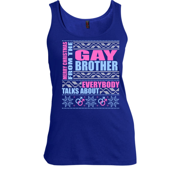 Merry Christmas From The Gay brother T Shirt, Coolest Gay Brother T Shirt, Cool T Shirt