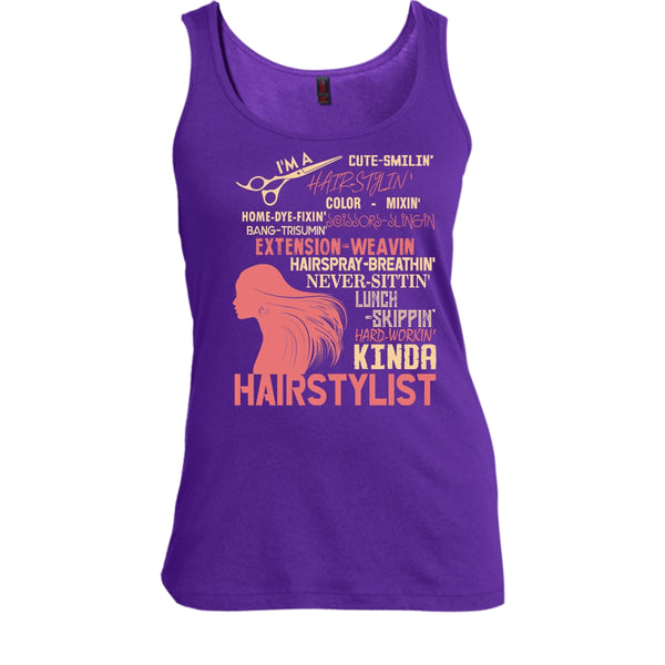 I'm A Hair Stylist T Shirt, Hair-Styling Tank Top
