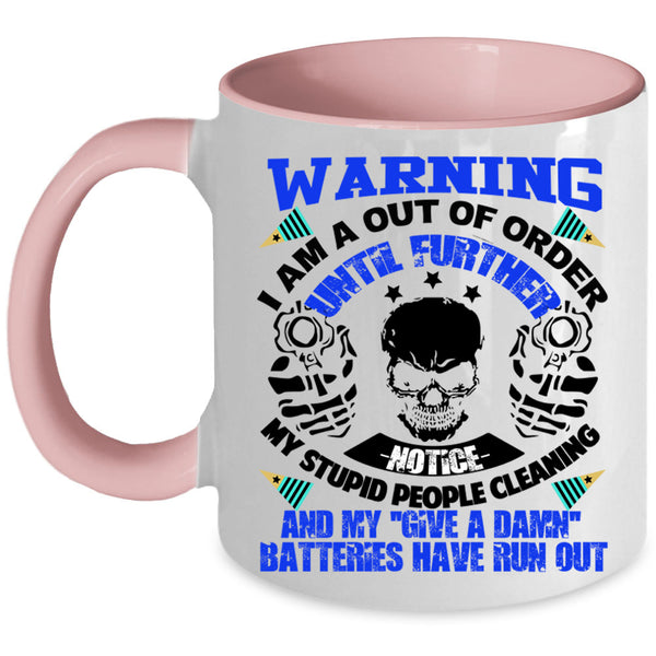 American Flag Coffee Mug, Cool Veteran Accent Mug