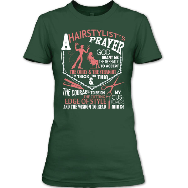 A Hair Stylist's Prayer T Shirt, Hair Stylist's Prayer T Shirt
