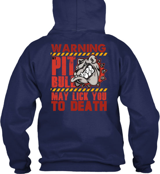 Warning My Pit Bull T Shirt, I Love Pit Bull T Shirt