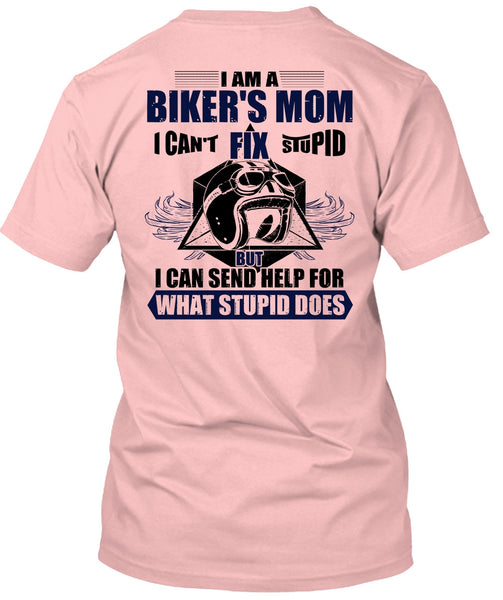 I Am A Biker's Mom T Shirt, I Love Biking T Shirt