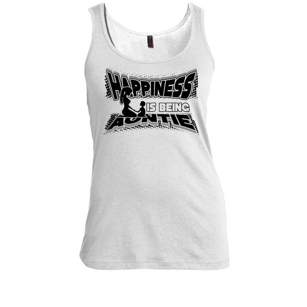 Happiness Is Being Autie T Shirt, Gift For Aunt Tank Top