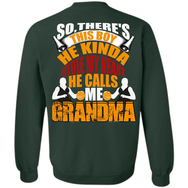 He Calls Me Grandma T Shirt, I Love Basketball Sweatshirt