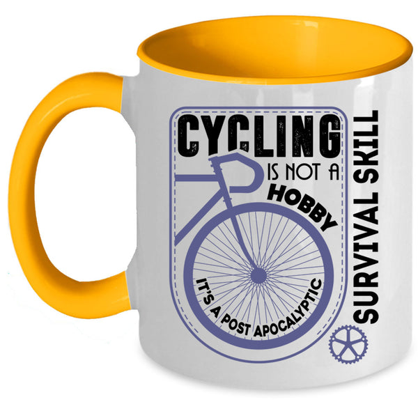 I Love Cycling Coffee Mug, Cycling Accent Mug