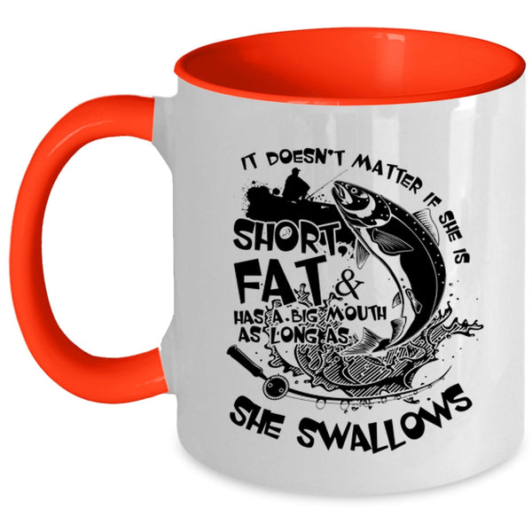 Outdoor Activity Coffee Mug, Cool Fishing Accent Mug