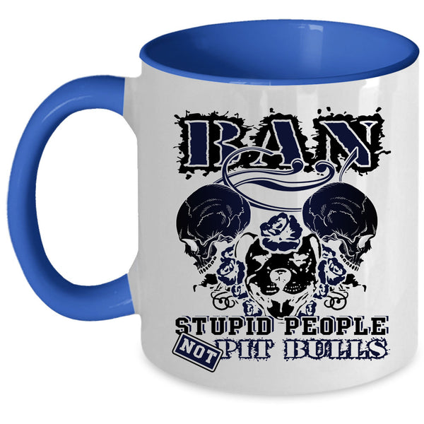 Cute Gift For Dog Lovers Coffee Mug, Awesome Pit Bull Accent Mug