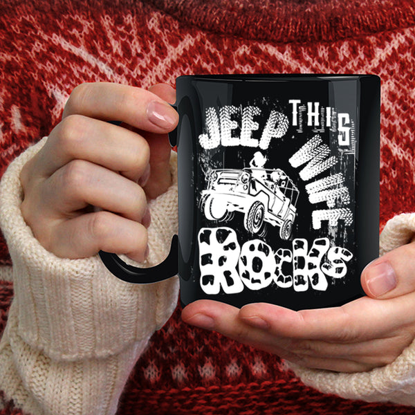 This Jeep Wife Rocks Coffee Mug, Cool Just Married Coffee Cup