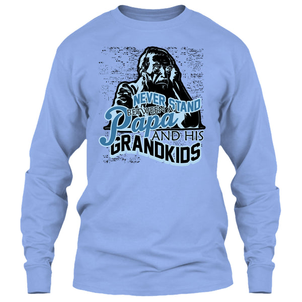 Never Stand Between T Shirt, Gift For Papa T Shirt