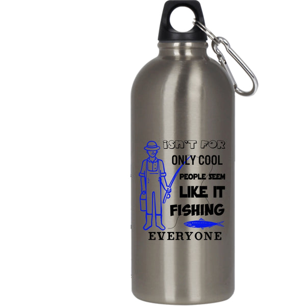 Awesome Fishing 20 oz Stainless Steel Bottle,Funny Gift For Fisher Outdoor Sports Water Bottle
