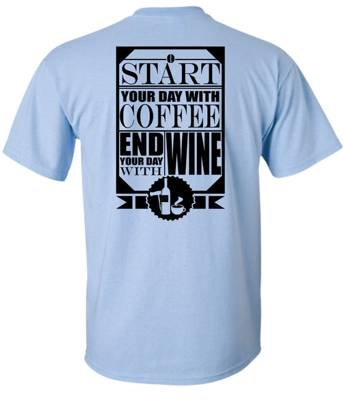 Start Your Day With Coffee T Shirt, I Love Beer T Shirt