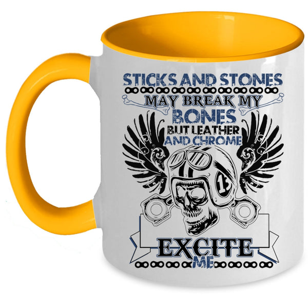 I Love Motorcycles Coffee Mug, Awesome Bikers Accent Mug