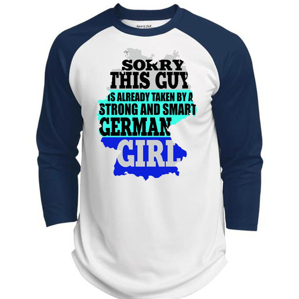 Strong And Smart German Girl T Shirt, I Love Lady T Shirt, Awesome T-Shirts  (Polyester Game Baseball Jersey)