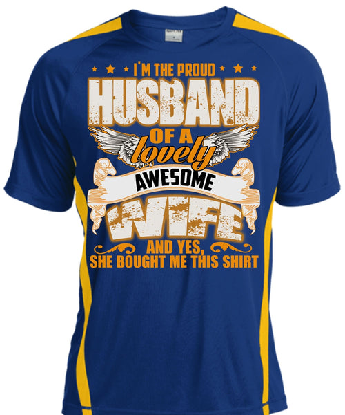 I'm The Proud Husband T Shirt, Lovely Awesome Wife T Shirt, Cool Shirt