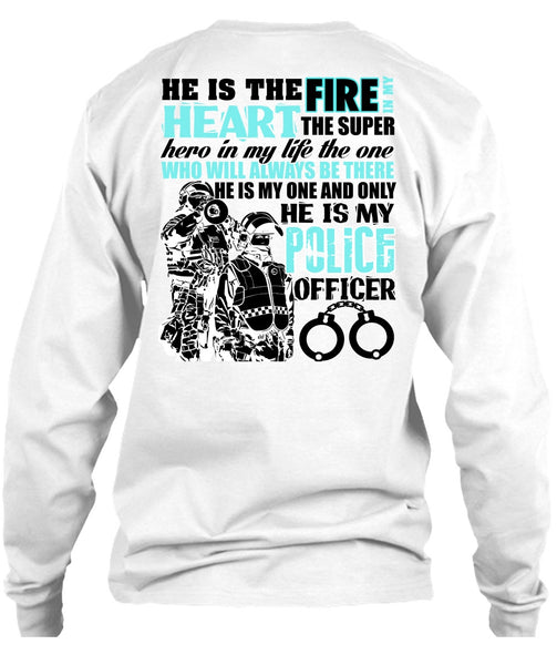 He Is My Police Officer T Shirt, I Love Police T Shirt