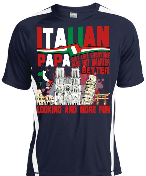 Italian Papa T Shirt, Smarter Looking T Shirt, Cool Shirt