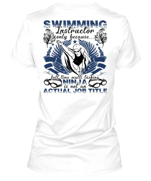Swimming Instructor T Shirt, I Love Swimming T Shirt