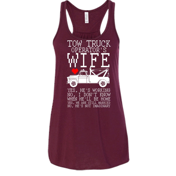 Tow Truck Operator's Wife T Shirt, I'm A Truck Operator's Wife T Shirt, Cool T Shirt