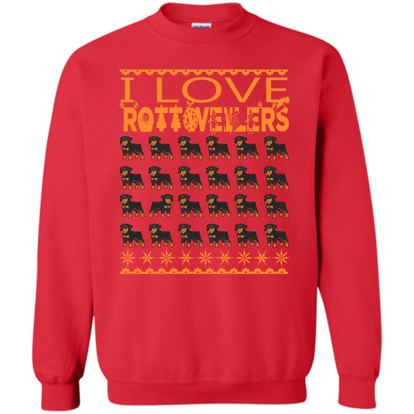 Coolest Rottwellers Lover T Shirt, Rottwellers Merry Christmas Sweatshirt