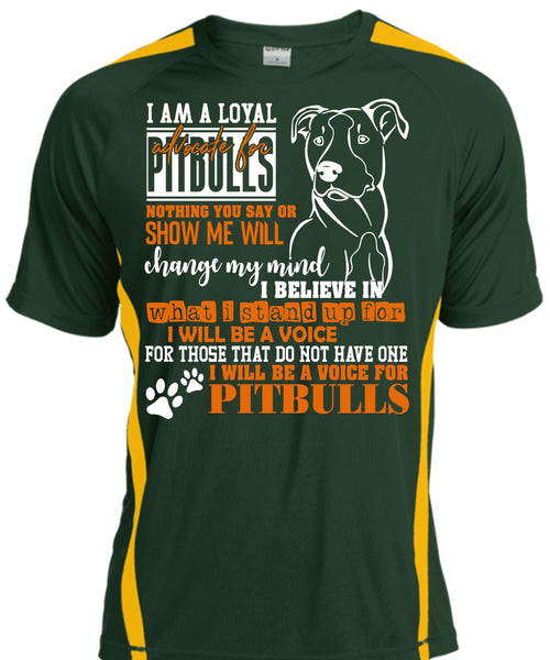 I Will Be A Voice For Pit Bulls T Shirt, Loyal Advocate For Pit Bulls T Shirt, Cool Shirt