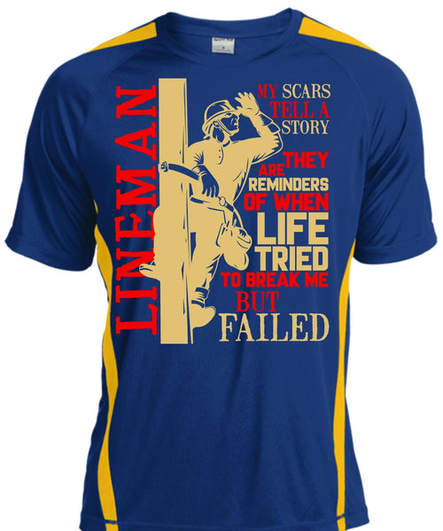 Lineman My Scars Tell A Story T Shirt, Being A Lineman T Shirt, Cool Shirt