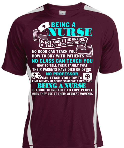 Being A Nurse T Shirt, No Class Can Teach You T Shirt, Cool Shirt