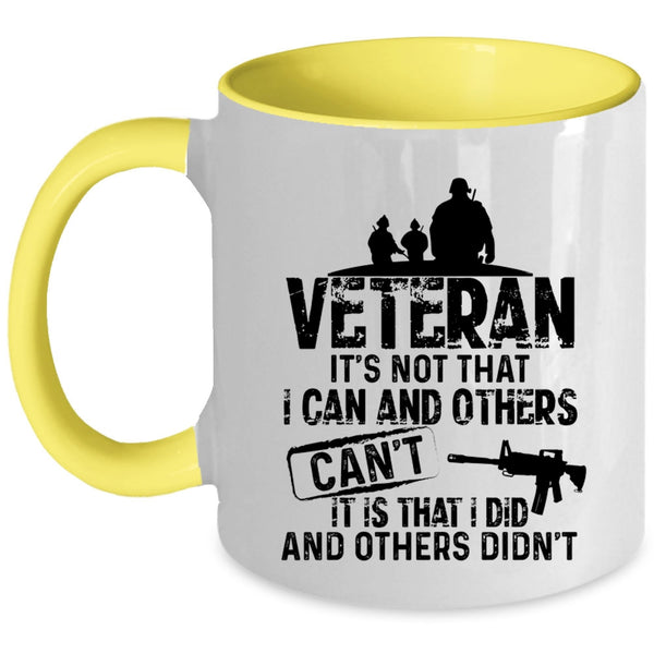 Awesome Gift For Veterans Coffee Mug, Veteran Accent Mug