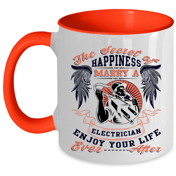I Love Electrician Coffee Mug, Marry A Electrician Accent Mug